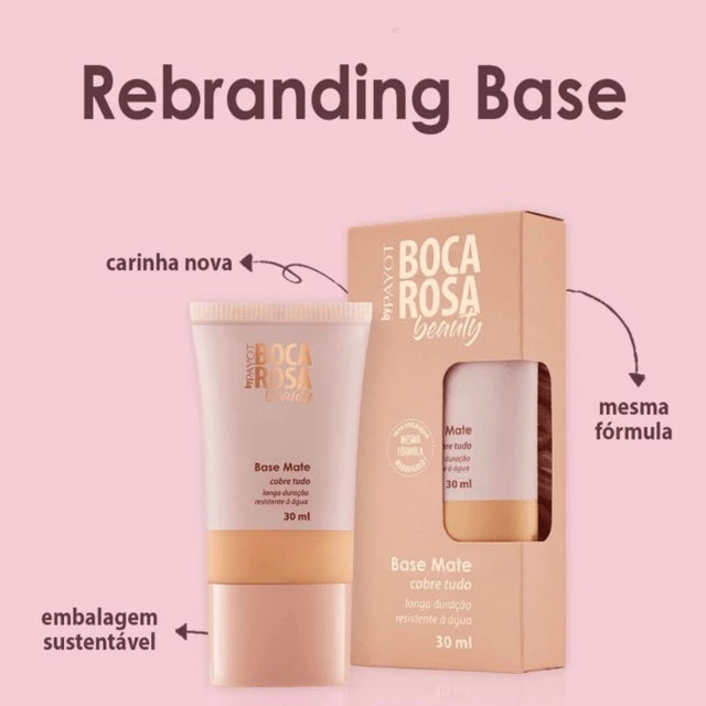 Boca Rosa Base Líquida Matte Perfect (Alta Cobertura) By Payot