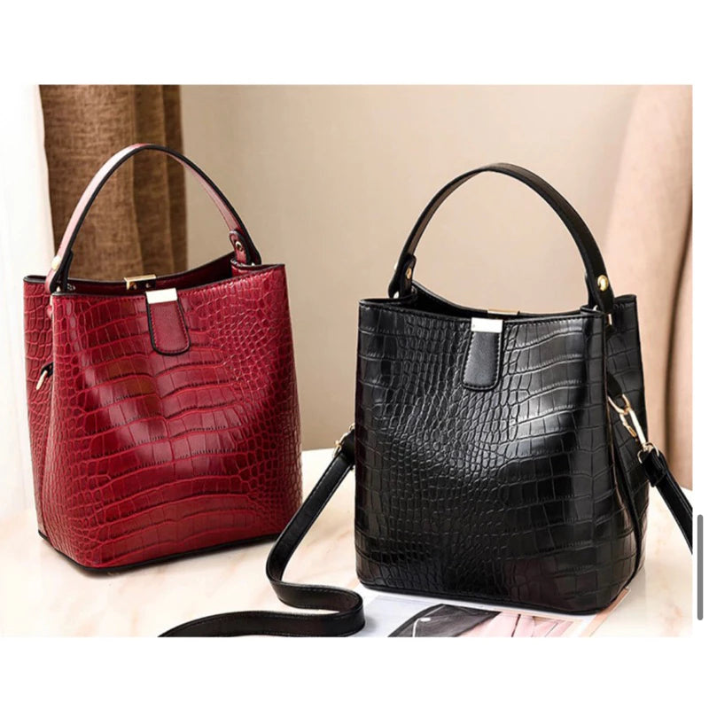 Bolsa Balde crocodilo