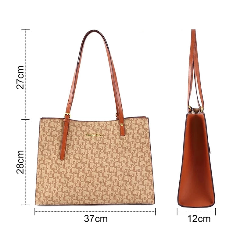 Bolsa de Ombro Feminina Couro Impermeável