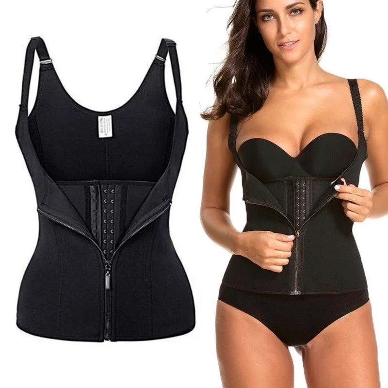 Cinta Modeladora Zíper Com Dupla Compressão