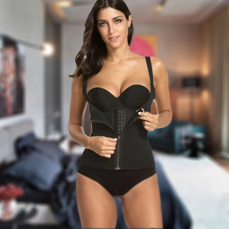 Cinta Modeladora Zíper Com Dupla Compressão
